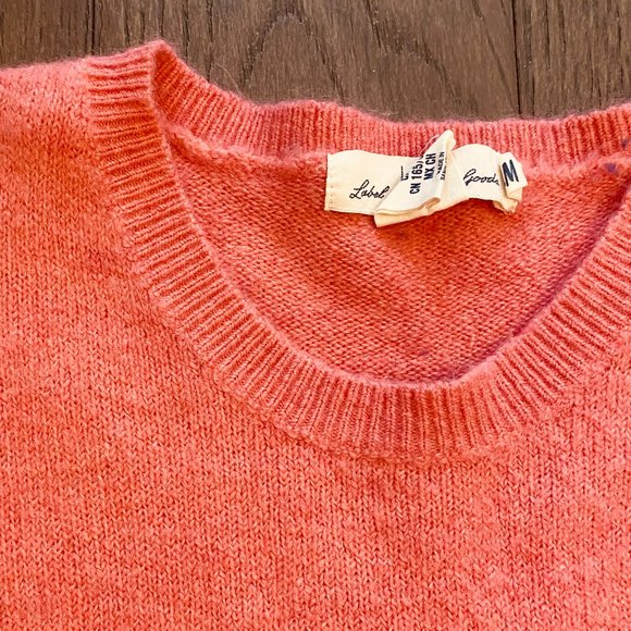 Sweater Tomato Pink Long Sleeves size S by LOGG - Picture 4 of 5